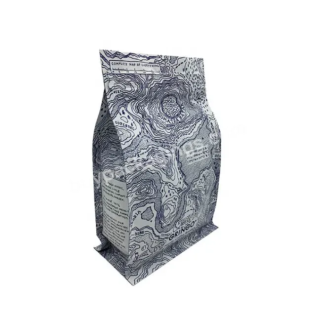 High Quality Custom Laminated Moisure Proof Foil Lined Black Flat Bottom Coffee Bean Plastic Bag - Buy Coffee Bag,Coffee Filter Bag,Drip Bag Coffee.