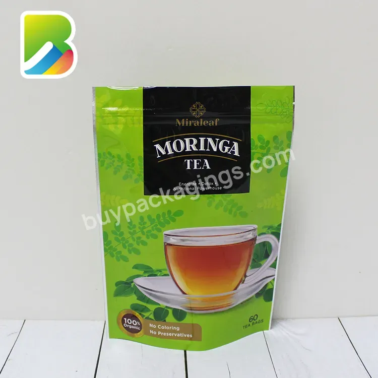 High Quality Custom Print Ziplock Zipper Bag Stand Up Pouch For Coffee/tea/food Packaging - Buy Fancy Printing Foil Ziplock Tea Bags,Tea Bag,Stand Up Smell Proof Pouch Mylar Bag.