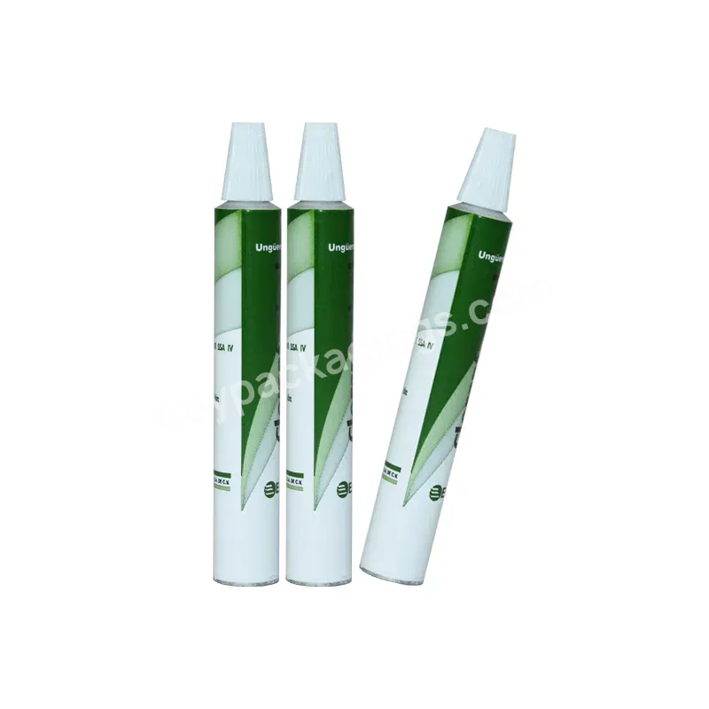 High Quality Cylinder Tubes Dia16mm 19mm Plastic Free Pharmaceutical Collapsible Tubes With Screw Lid