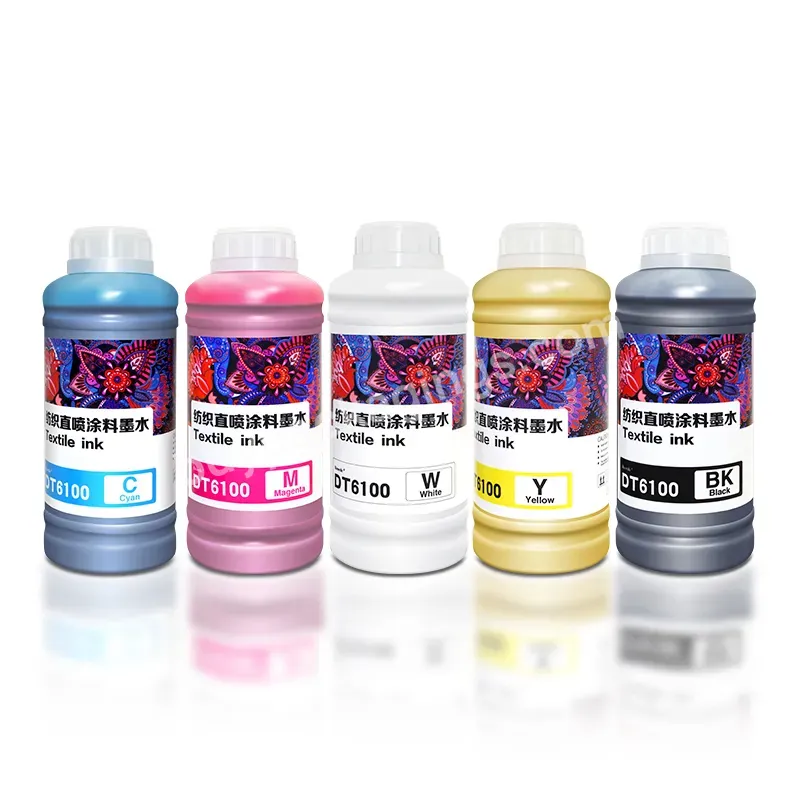 High Quality Digital Premium Dtg Textile Pigment White Ink For L800 L805 L1800 R1900 F2000 1390 Dx5 Dx7 Dtg Printer - Buy Dtg Ink,Gtx Textile Pigment Ink,Dtg Printer.