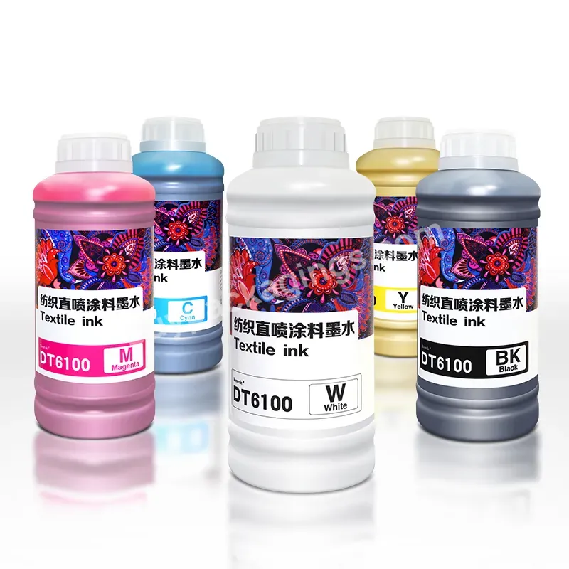High Quality Digital Premium Dtg Textile Pigment White Ink For L800 L805 L1800 R1900 F2000 1390 Dx5 Dx7 Dtg Printer - Buy Dtg Ink,Gtx Textile Pigment Ink,Dtg Printer.