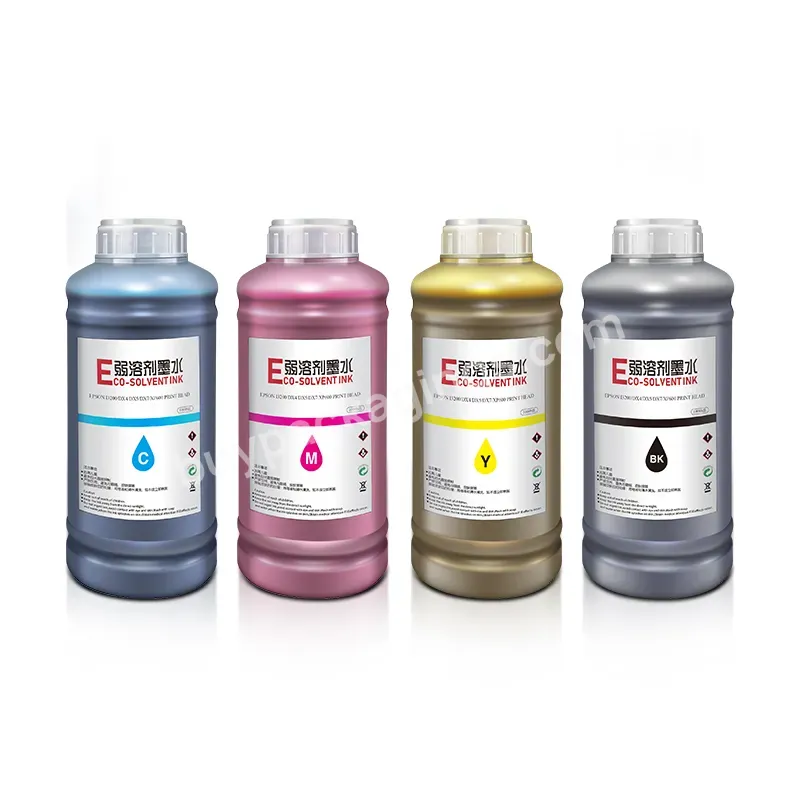 High Quality Dx5 Eco Friendly Printing Ink Galaxy Eco Solvent Ink Odorless 1000ml/bottle Leather Eco Solvent Ink
