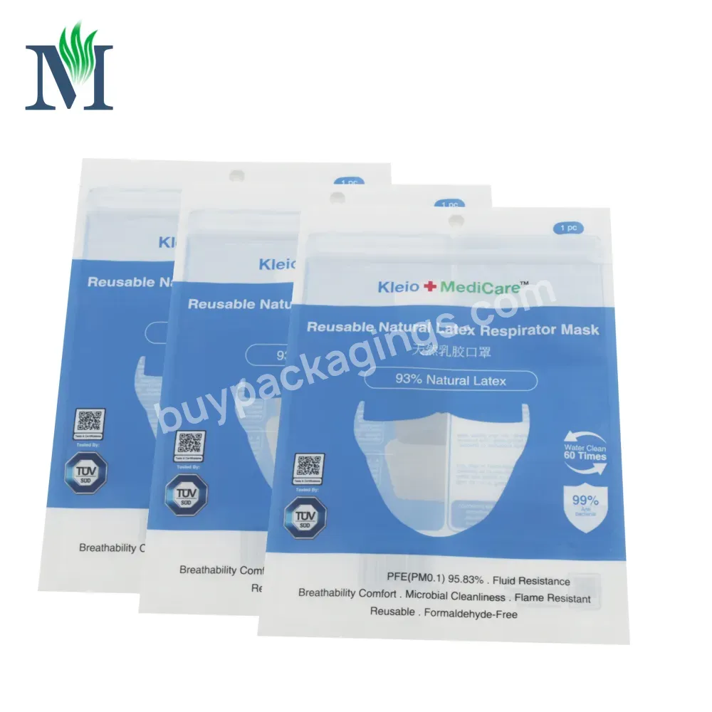 High Quality Eco Friendly Biodegradable 3 Side Seal Zipper Eruo Hole Poly Pouches Latex Respirator Plastic Packaging Bags - Buy Latex Respirator Empty Plastic Packaging Bags,3 Side Seal Zipper Eruo Hole Poly Pouches,Eco Friendly High Quality Biodegra