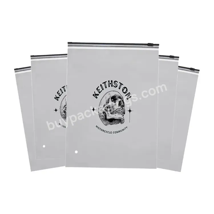 High Quality Eco Friendly Biodegradable Garment Packaging Clear Frosted Poly Bag With Zipper - Buy Tshirt Packaging Plastic Bags,Packaging Shipping Bag,Plastic Bags For Clothing Packaging.