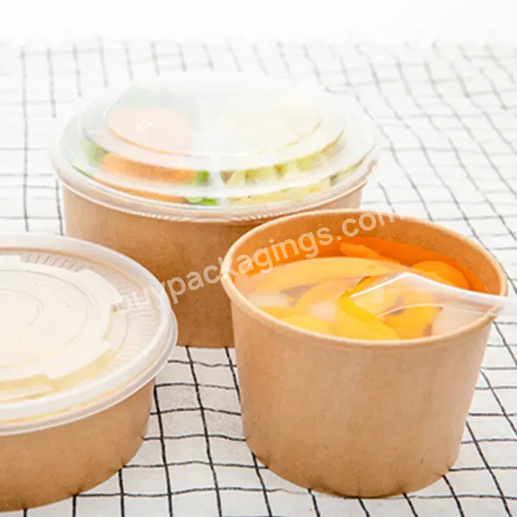 High Quality Factory Sale Disposable Paper Kraft Bowl Food Oil Proof Paper Bowl With Lid - Buy Disposable Paper Kraft Bowl,Paper Kraft Bowl,Oil Proof Paper Bowl.