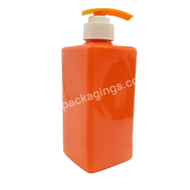 High Quality Lotion Pump Cosmetics Biodegradable Square Shampoo Bottles Dispenser Liquid Soap Packaging Plastic Shampoo Bottle - Buy 500ml Square Lotion Bottle,Body Lotion Bottle,Shampoo Bottle Supplier.
