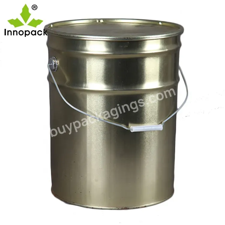 High Quality Metal Tinplate Paint Bucket With Factory Prices - Buy Metal Bucket With Lid,Metal Bucket Handle,Metal Paint Bucket.
