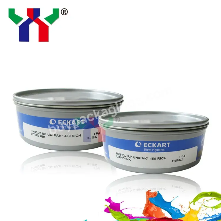 High Quality Offset Printing Eckart Effect Pigments Hk9222 Rp Unipak 450 Rich Litho Ink Gold & Silver Ink,1kg/can - Buy Offset Printing Ink,Silver Ink,Gold Ink.