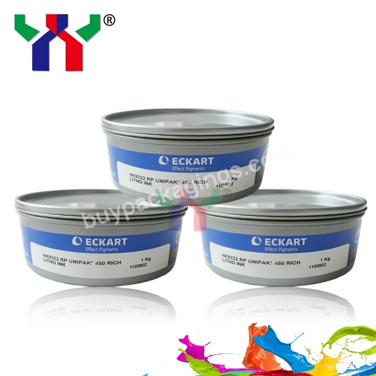 High Quality Offset Printing Eckart Effect Pigments Hk9222 Rp Unipak 450 Rich Litho Ink Gold & Silver Ink,1kg/can - Buy Offset Printing Ink,Silver Ink,Gold Ink.