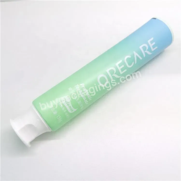 High Quality Plastic Cosmetics Green Packaging 3oz Matte White Toothpaste Lotion Tube - Buy Plastic Tube 240ml,Toothpaste Tube,White Tube Packaging.