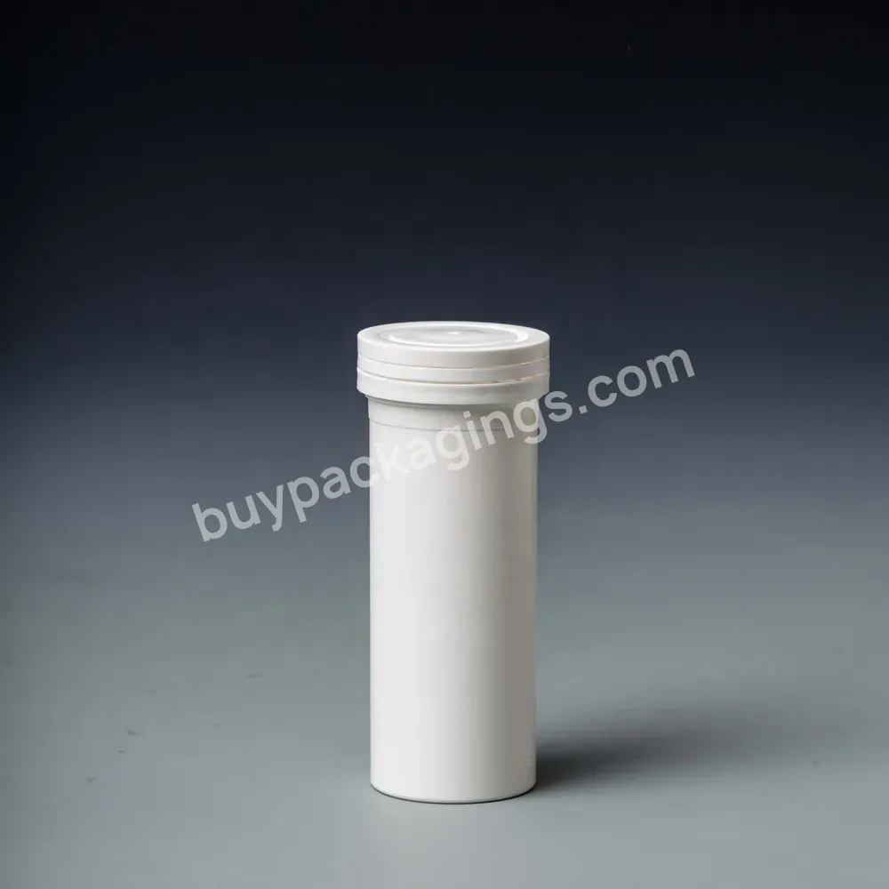 High Quality Plastic Pill Tube Effervescent Tablets Tube With Desiccant Cap For Packaging Calcium Effervescent Tablets - Buy Effervescent Tablets Tube,Effervescent Tablets Tube With Desiccant Cap,Effervescent Tablet Tube.