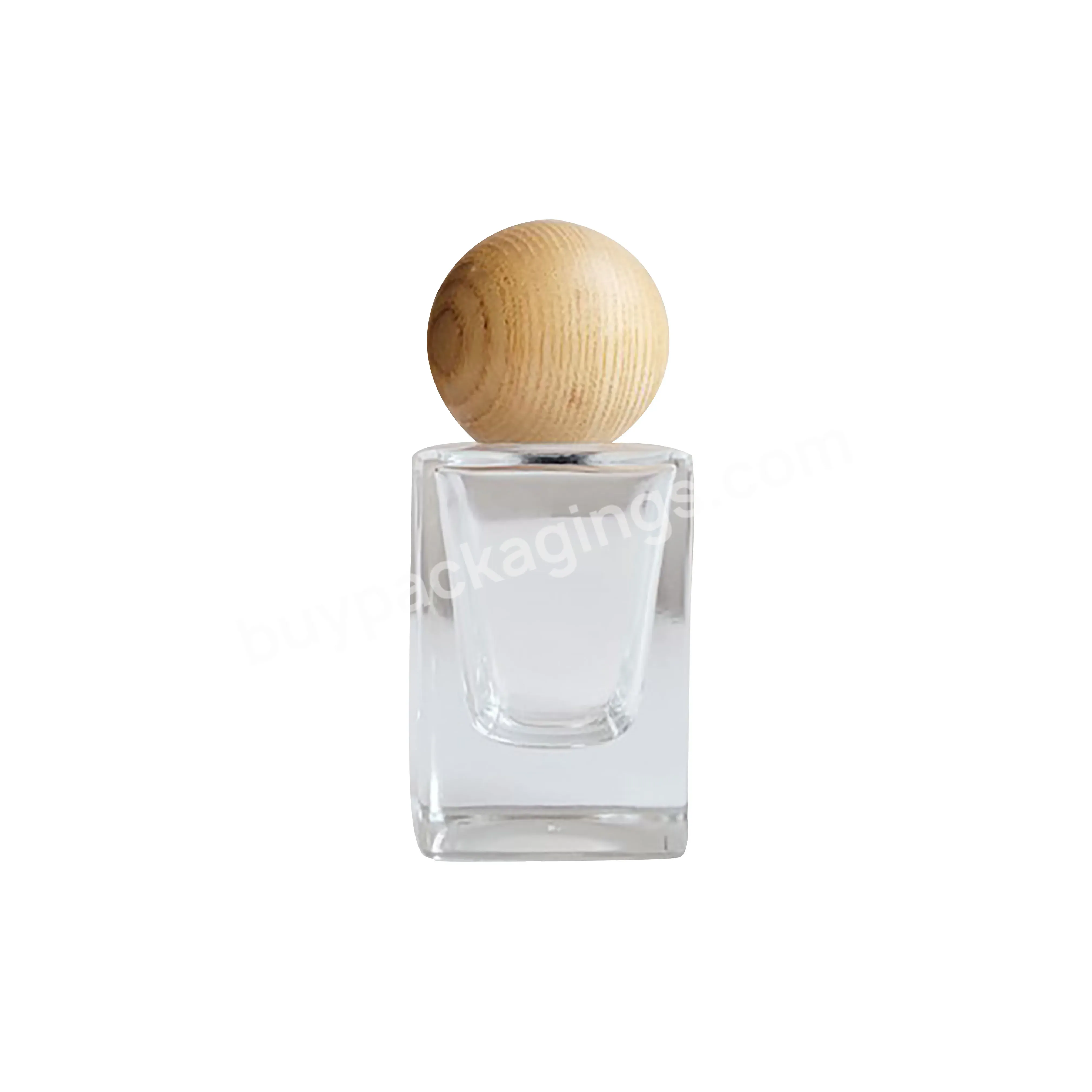 High Quality Square 15ml 30ml 50ml Electrified Aluminum Card Spray Square Glass Perfume Bottle With Gold Wooden Ball Cap - Buy High Quality Square 15ml 30ml 50ml Electrified Aluminum Card Spray Bottle,Square Glass Perfume Bottle,Bottle With Gold Wood