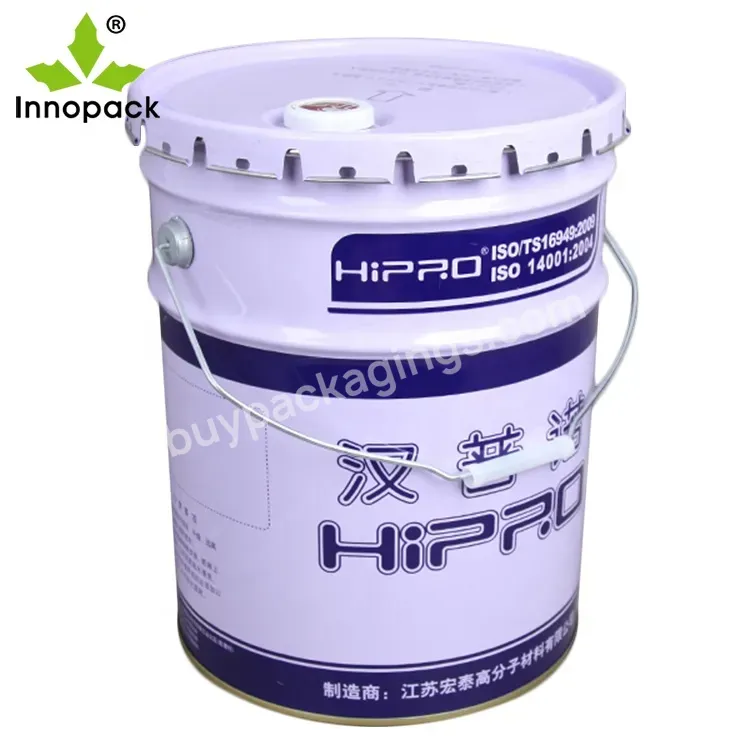 High Quality Wholesale Custom Cheap 25l Metal Bucket With Flower Lid