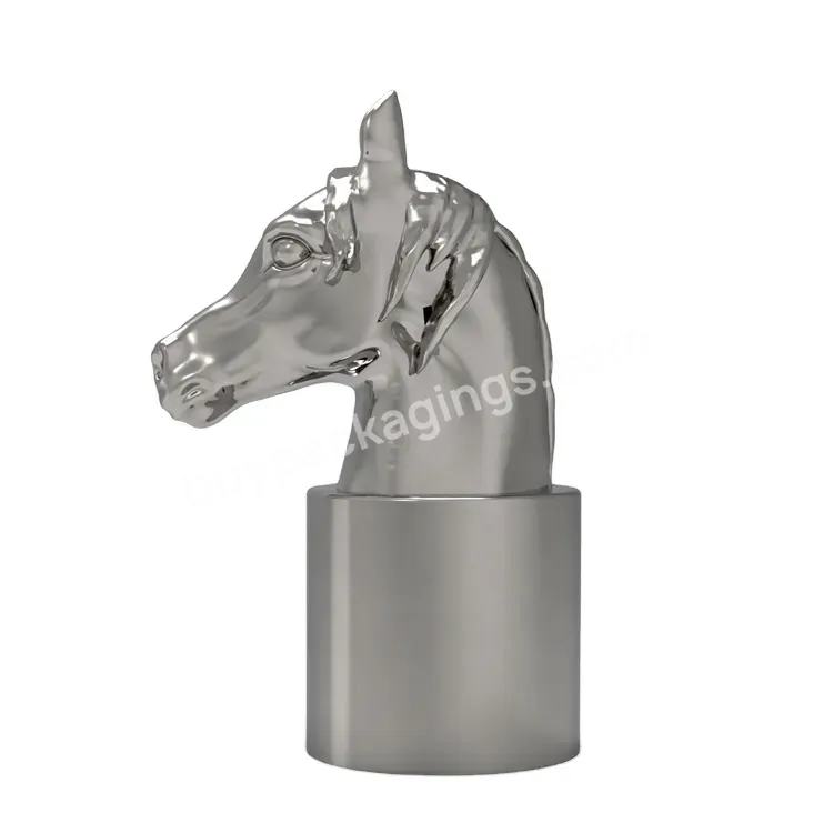 High Quality Zinc Alloy Perfume Bottle Cap Animal Horse Head Shape Cap - Buy Metal Perfume Cap,Custom Perfume Bottle Cover,Zinc Alloy Perfume Lid.