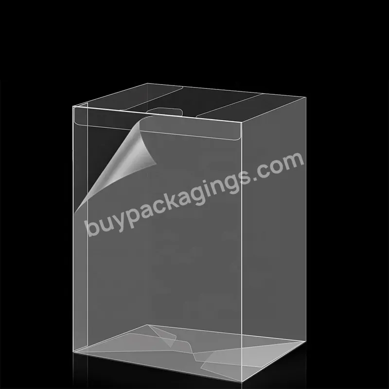 High Transparent Custom Printing Packing Pet Box Folding Plastic Clear Pvc Packaging Box - Buy Plastic Pvc Box,Pvc Packaging Box,Pet Box.