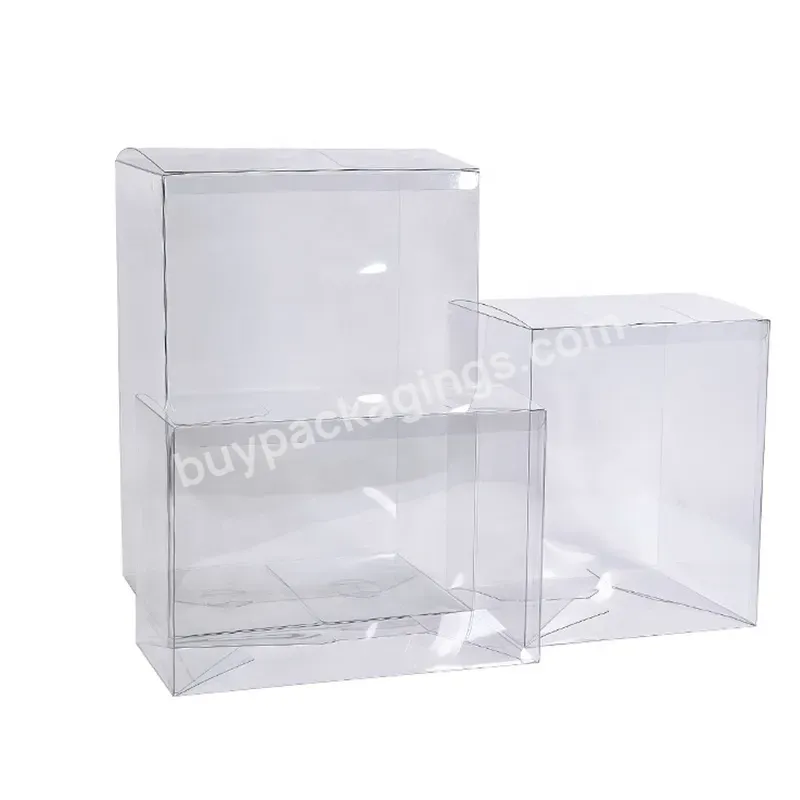 High Transparent Custom Printing Packing Pet Box Folding Plastic Clear Pvc Packaging Box - Buy Pvc Packaging Box,Pet Box,Plastic Pvc Funko Pop Protector.
