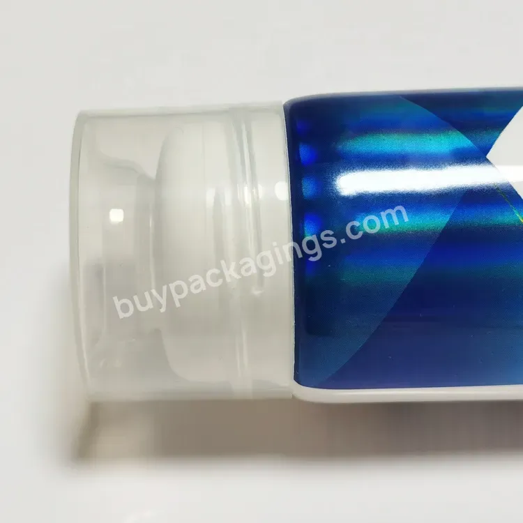 Hologram Printing Deodorant Cream Tubes With Soft Silicone Applicator
