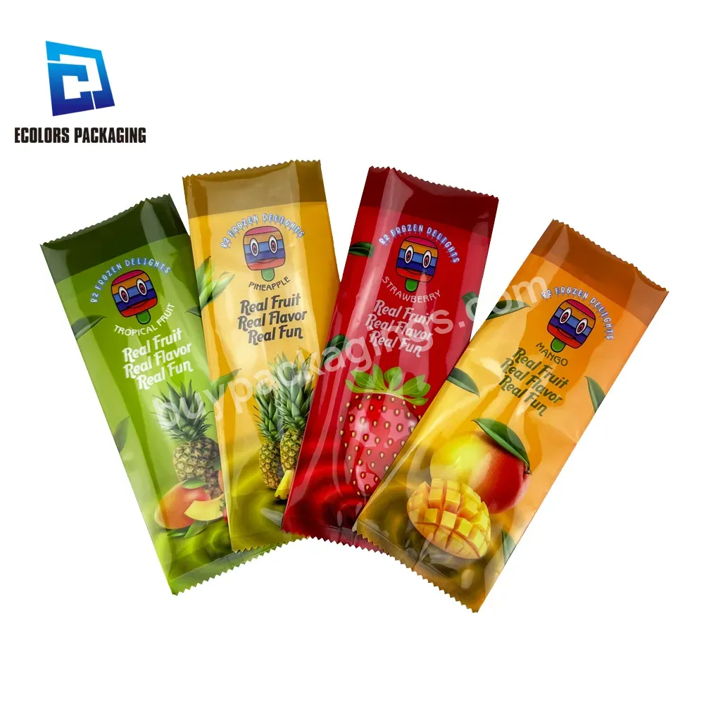 Homemade Personalized Logo Printing Back Sealing Frozen Food Packaging Ice Lolly Pop Plastic Soft Tube Bag - Buy Ice Lolly Pop Plastic Soft Tube Bag,Ice Pop Plastic Bag,Frozen Food Packaging Bag.