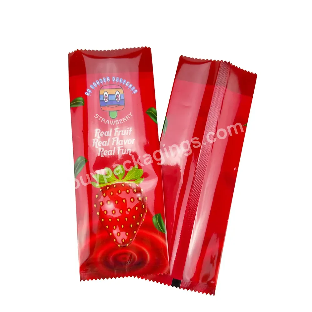Homemade Personalized Logo Printing Back Sealing Frozen Food Packaging Ice Lolly Pop Plastic Soft Tube Bag - Buy Ice Lolly Pop Plastic Soft Tube Bag,Ice Pop Plastic Bag,Frozen Food Packaging Bag.