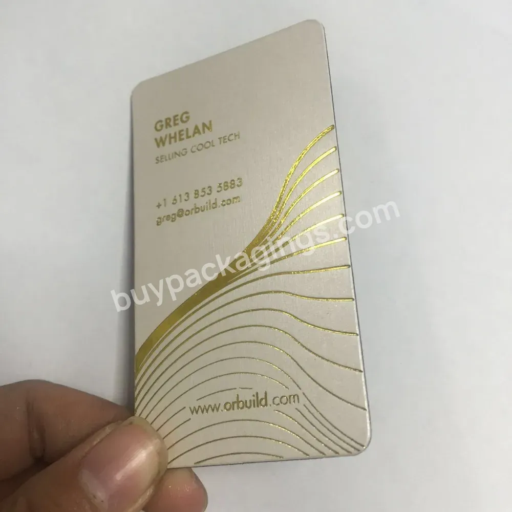 Hot Gold Foil Stamping Embossed Fancy Paper Business Cards With Custom Company Logo Printed - Buy Business Card Printing,Letterpress And Gold Foil Cards,Business Cards Foiled Embossed.