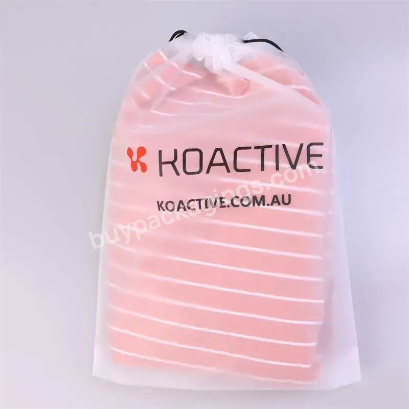 Hot Professional Clear Frosted Biodegradable Small Drawstring Bag Custom Printed Drawstring Bag - Buy Printed Drawstring Bags,Clear Drawstring Bags,Small Drawstring Bags.