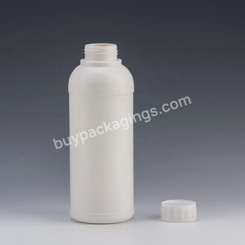 Hot Sale 1 Liter Liquid Chemical Packaging Use Plastic 1000 Cc Hdpe Bottle For Fertilizer - Buy Bottle For Fertilizer,Liquid Chemical Packaging Bottle,Plastic Liquid Bottle.