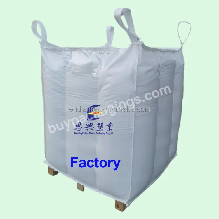 Hot Sale 1000kg Filling Spout 1 Ton Pp Jumbo Plastic Big Jumbo Fibc Bag For Packing - Buy Fibc Bag,Ton Fibc Bag,Ton Package Bag.