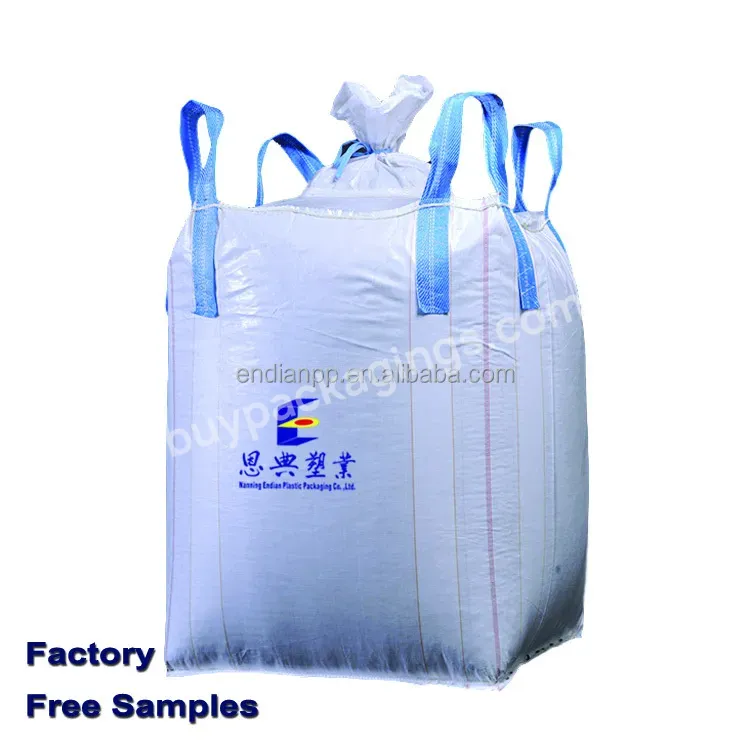 Hot Sale 1000kg Filling Spout 1 Ton Pp Jumbo Plastic Big Jumbo Fibc Bag For Packing