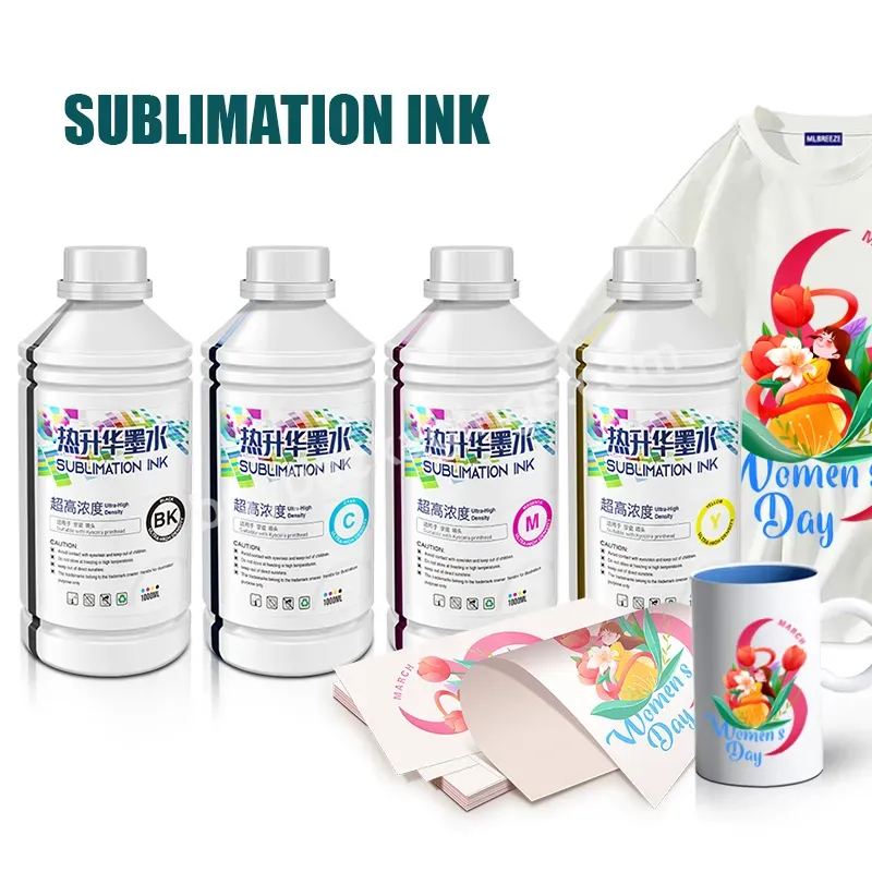Hot Sale 1000ml/bottle 4 Colors Ultra High Density Sublimation Ink For Kyocer Printerheads For Sublimation Transfer Printing - Buy Sublimation Printing Ink,Sublimation Ink,Colorful Sublimation Ink.