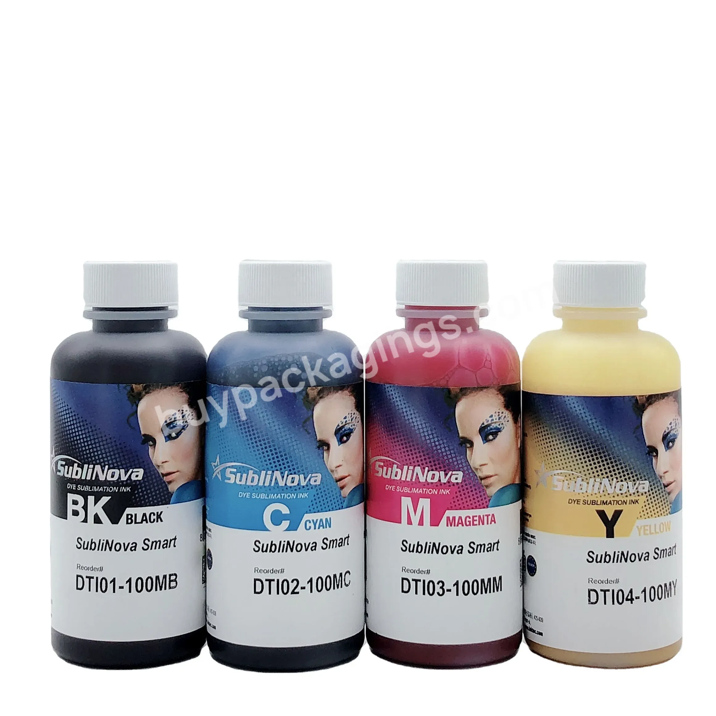 Hot Sale 100ml 4 / 6 Color Inktec Sublinova Smart Dye Sublimation Ink For Ep Printers