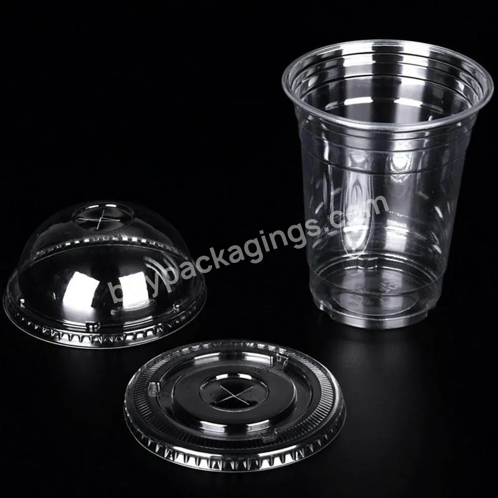 Hot Sale 16oz Disposable Take Away Custom Printed Clear Transparent Plastic Cups With Lid - Buy Transparent Disposable Plastic Cup,Custom Transparent Plastic Cups,Take Away Cups With Transparent Lids.