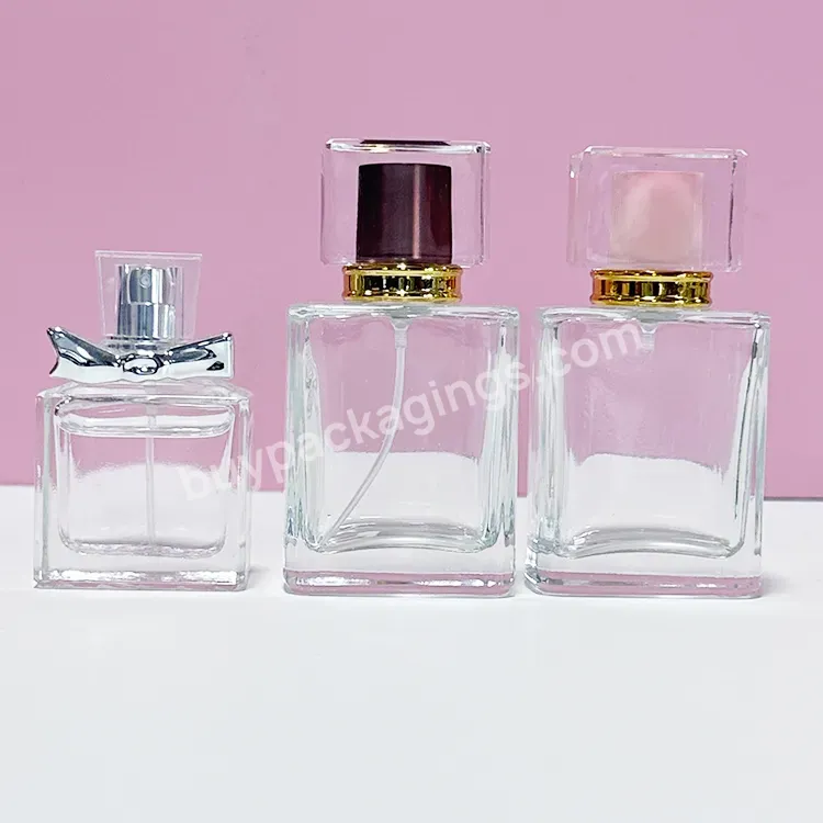 Hot Sale 30ml Wholesale Vintage Perfume Bottles Glass Luxury Design With Fancy Lid - Buy Glass Perfume Bottle,Empty Glass Spray Perfume Bottle,Glass Perfume Bottle 30ml.