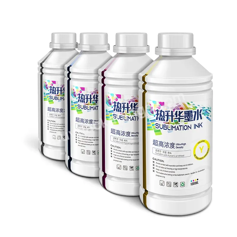 Hot Sale And Factory Price 1000ml/bottle 4 Colors Ultra High Density Sublimation Dye Ink - Buy Black Eco Friendly Inkjet Premium Compatible Sublimation 4 Colors 1000ml Ink,Digital Printing Water Based Printing Ink,Friendly Ink Jet Printing Inks 4colo