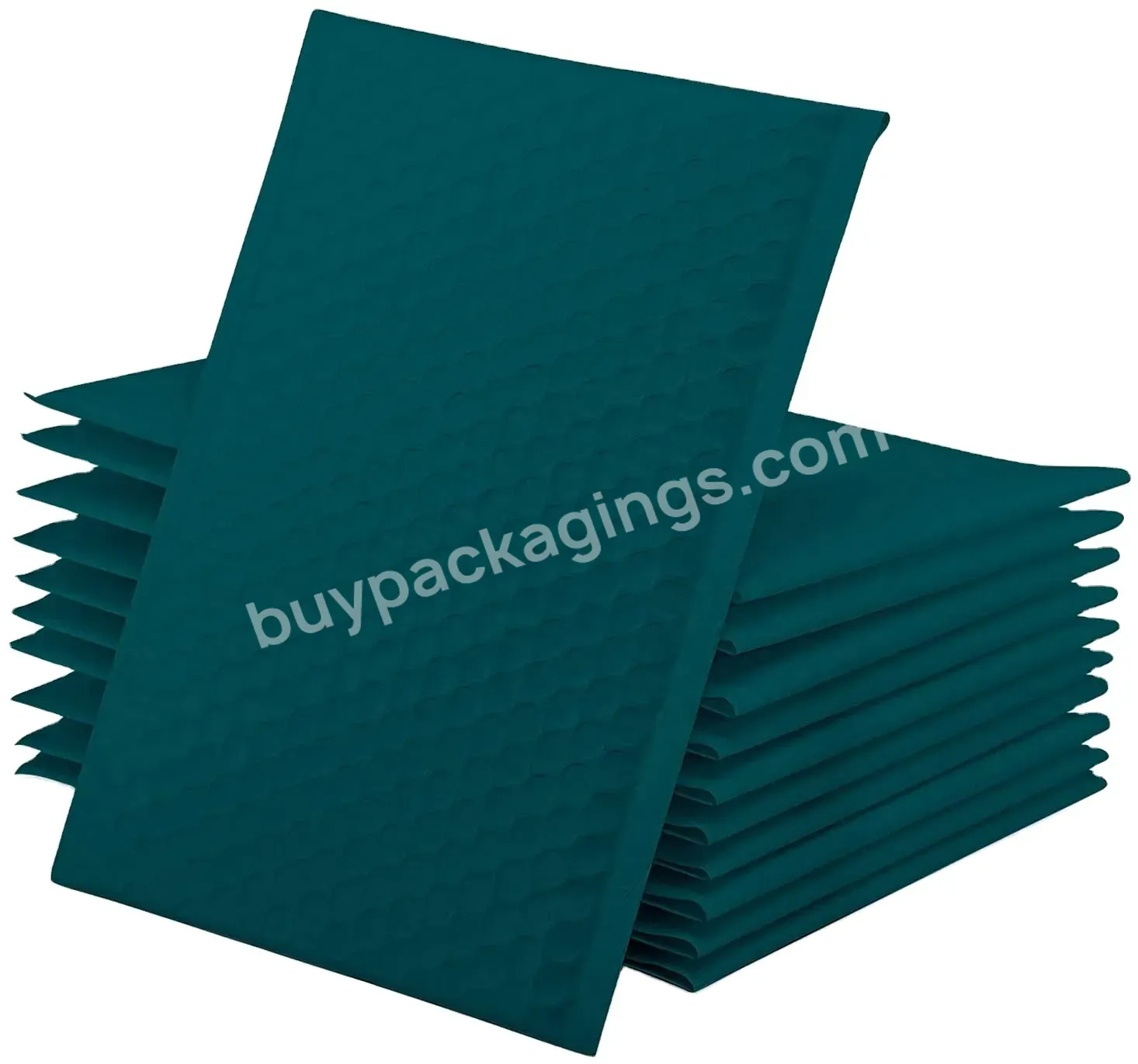 Hot Sale Custom Bubble Mailers Poly Bubble Mailer Envelope Packaging Bags Recycle Eco Marine Green Shipping Bags Colored Padded - Buy Mailer Shipping,Poly Mailer Bubble Custom,Enveloppe Bubble.