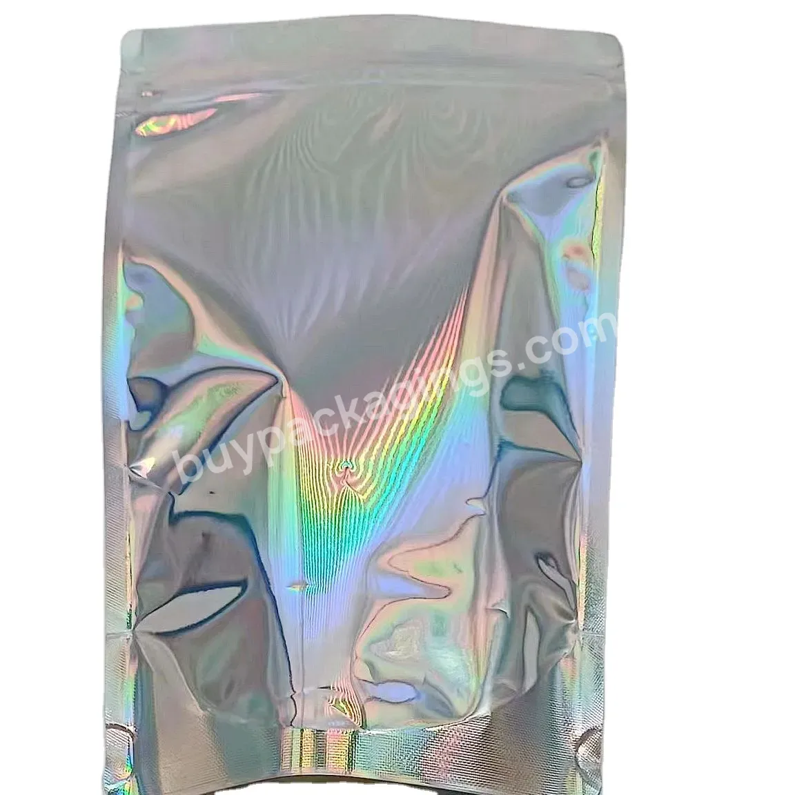 Hot Sale Custom Logo Side Gusset Top Open Stand Up Pouch Holographic Bag Bottom Seal Edibl Packaging Bag - Buy Edible Bags,Custom Snack Packaging,Biodegradable Food Packaging.