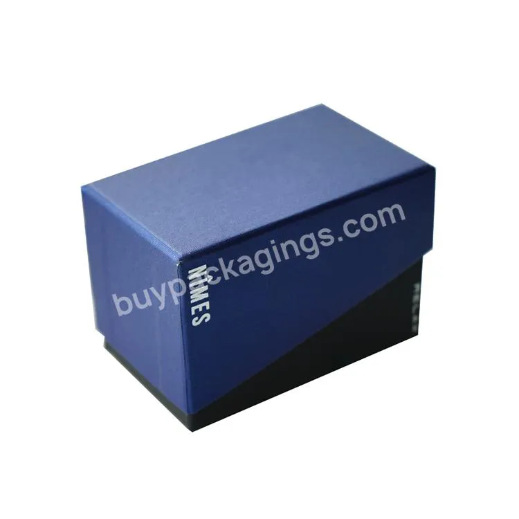 Hot Sale Design Luxury White/blue Watch Packaging Box For Men - Buy Gentleman Watch Box,Watch Packaging Paper Box,Watch Accessory.