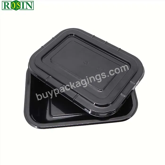 Hot Sale Eco-friendly Large Capacity Microwave Fast Food Lunch Bento Box Plastic Container With Lid Accept Custom Order
