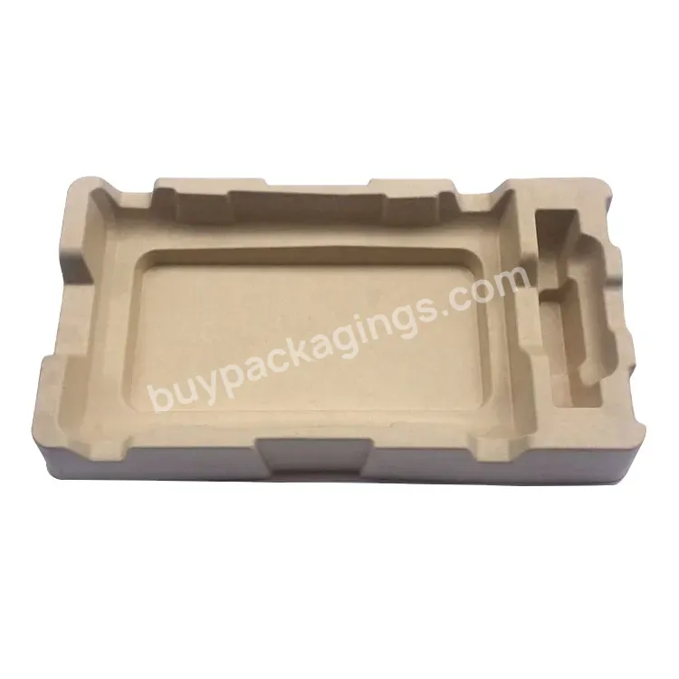 Hot Sale Molded Paper Pulp Tray Packaging Product Bamboo Pulp Tray Cartons Packaging Insert - Buy Recycled Paper Packaging Tray,Custom Size Pulp Molded Tray For Packing Eletronic,Custom Biodegradable Molded Bamboo Pulp Packaging.