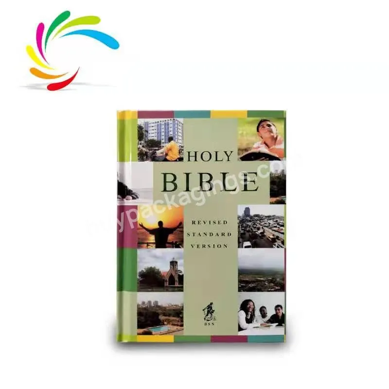 Hot sale Oem cheap hardcover stock bible holy bible book printing bible journal
