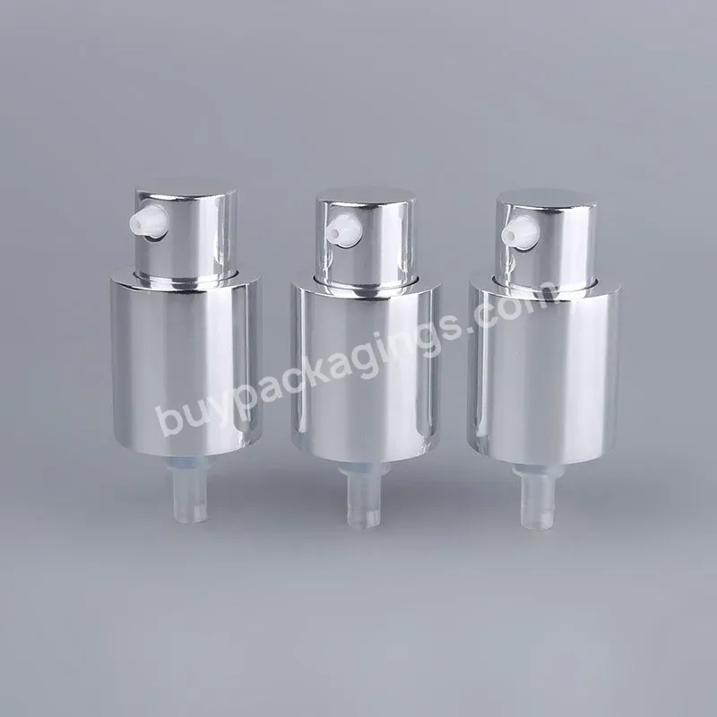 Hot Sale Silver Uv Electroplated Plastic Lotion Pump 24/410 Lotion Pump Smooth Serum Bottle Pump - Buy Plastic Lotion Pump,24/410 Lotion Pump Smooth,Serum Bottle Pump.