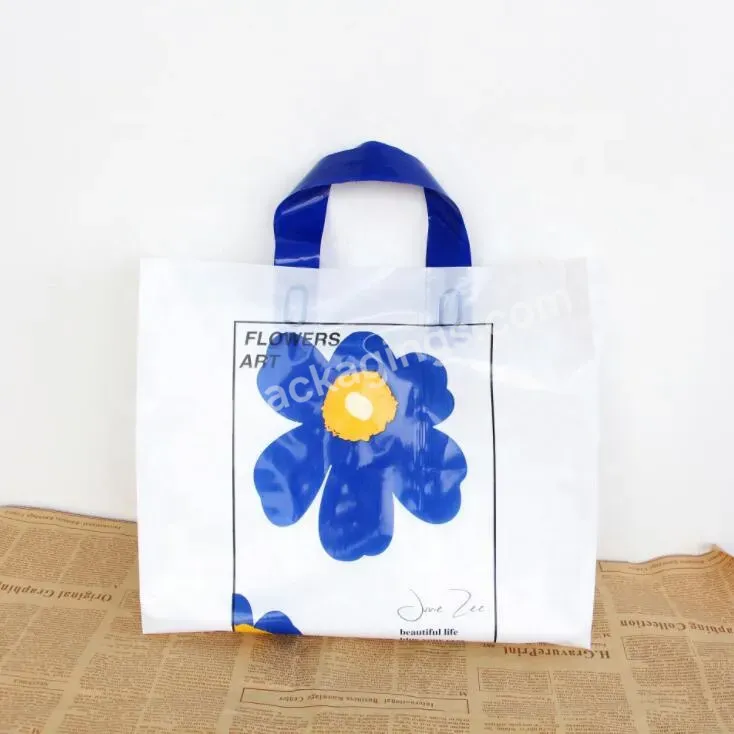 Hot Sale Vintage Custom Pe Plastic Bag Shopping Bag With Printing