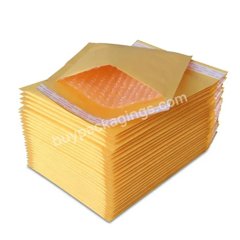 Hot Sale Wholesale Price Kraft Bubble Mailers With Strong Self Seal Adhesive Gold Paper Envelop Padded Envelope - Buy Bubble Envelope,Kraft Paper Bubble Envelope,Shipping Envelopes Bubble Mailers.