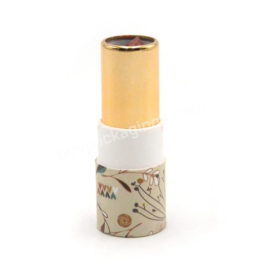 Hot Sales Custom Paper Empty Lip Gloss Tube Paper Lipstick Tube Lip Balm Tubes