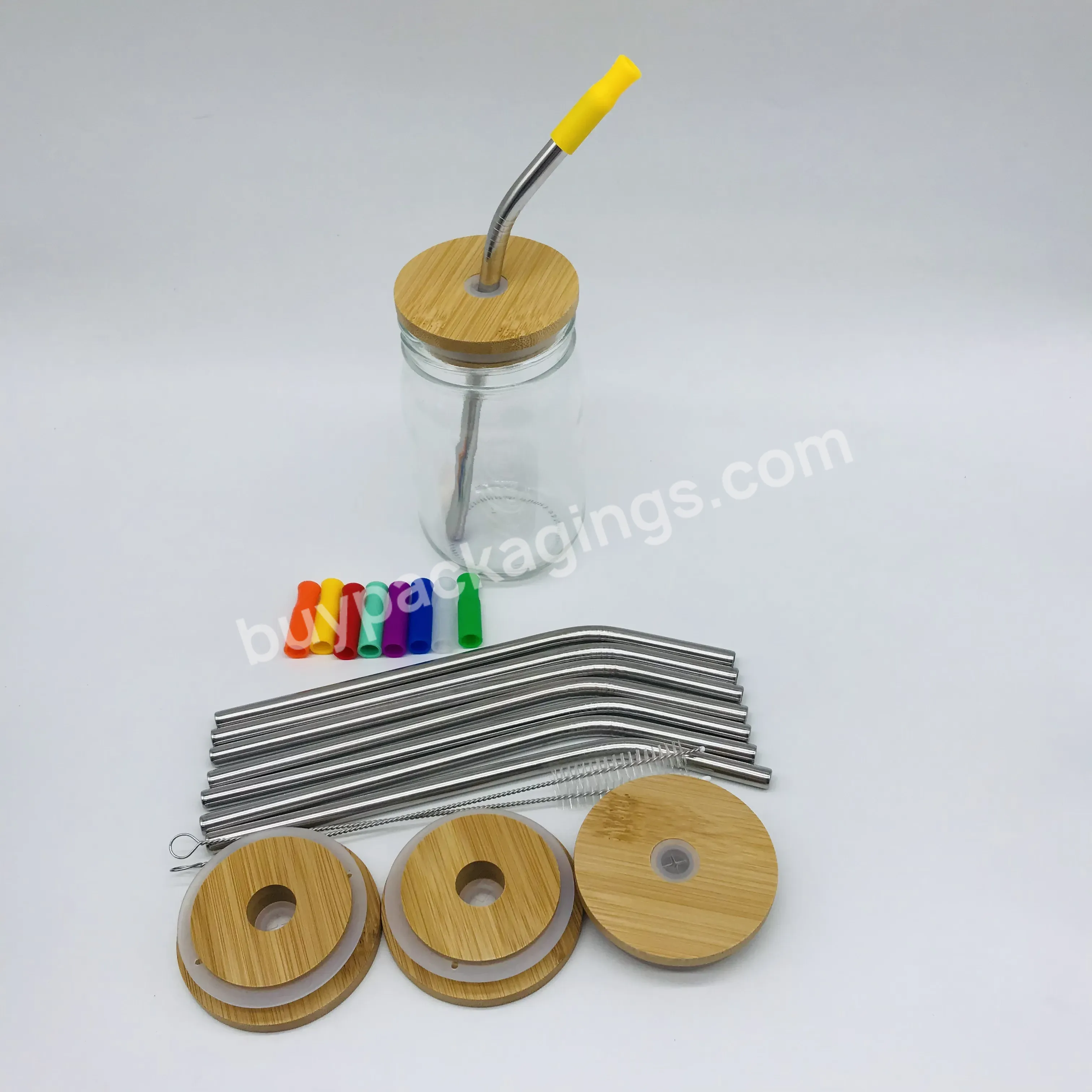 Hot Sell Bamboo Jar Lid Bamboo Lids With Straw Hole Bamboo Lids With Stainless Steel Straw For Mason Jars - Buy Bamboo Jar Lid,Bamboo Lids With Straw Hole,Bamboo Lids For Mason Jars.