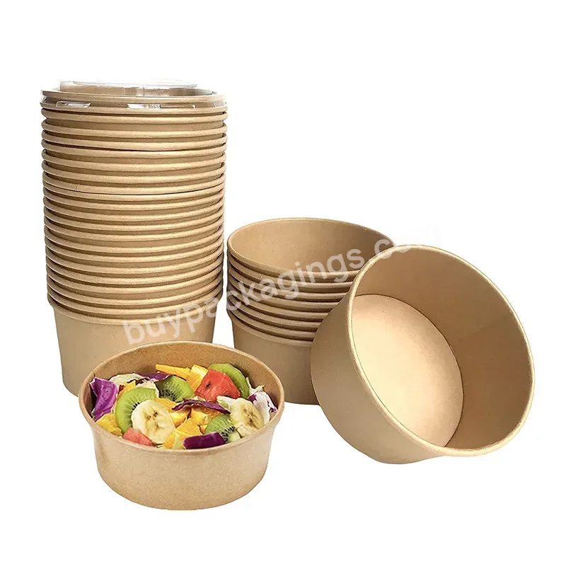 Hot Sell Disposable Paper Bowls Salad Packaging Paper Bowls Food Packing Containers