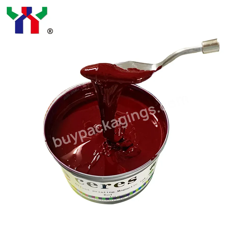 Hot Sell Offset Printing Magnetic Ink,Ceres Brand,Red Color,1kg/can - Buy Security Ink,Magnetic Ink,Magnetic Ink For Offset Printing.