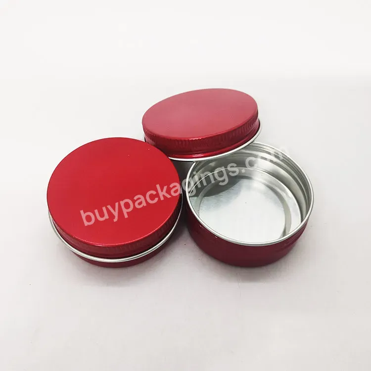 Hot Selling Custom Color Aluminum Cosmetic Hair Gel Packaging Can Container 30ml Aluminum Round Tin Jar - Buy Aluminum Jar,Stick Deo Container,Solid Wax Tube.
