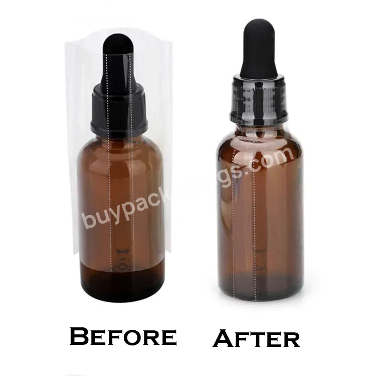 Hot Selling Essential Oil Glass Droper Bottles With Shrink Wrap Film - Buy Essential Oil 30ml Glass Bottles Heat Shrink Wrap Film,Essential Oil 30ml Glass Bottles With Shrink Wrap Label,Hot Selling Essential Oil 30ml Glass Bottle Shrink Wrap Film.