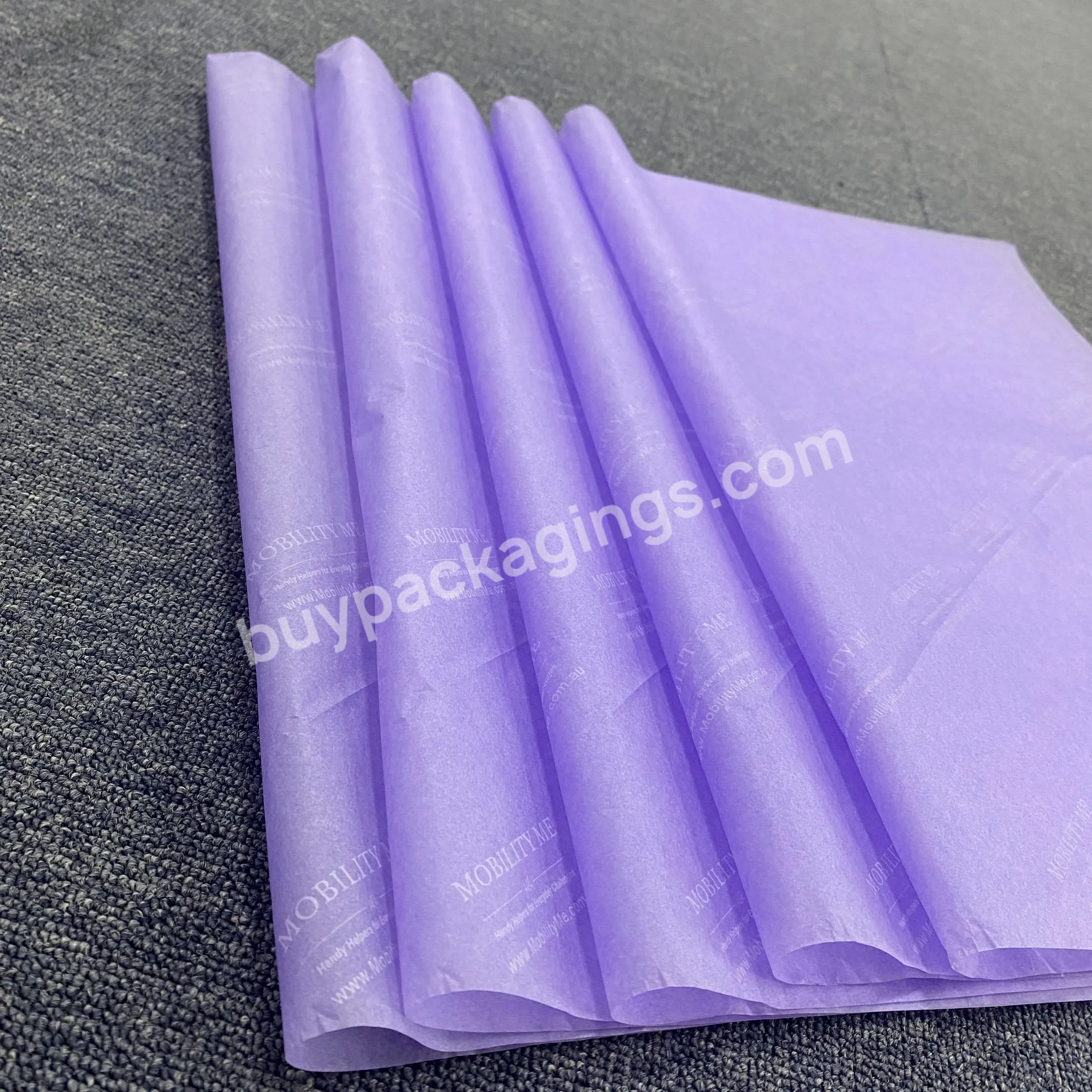 Hot Selling High Quality Wholesale Tissue Paper Custom Wrapping Paper Printed With Logo