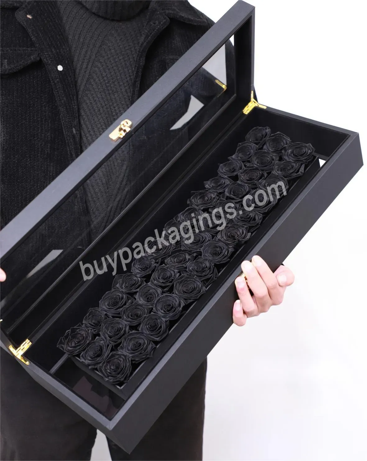 Hot Selling Leather Rectangular Inner Flower Box Luxury Floral Box For Valentine's Day Wedding - Buy Hot Selling Leather Rectangular Inner Flower Box,Luxury Floral Box,Floral Box For Valentine's Day Wedding.